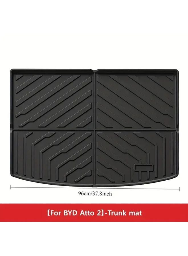BYD Yuan UP 2024 2025 TPE Trunk Mat Durable Non Slip Cargo Liner - Image 2